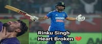 Rinku Singh is heartbroken and devastated..!?
